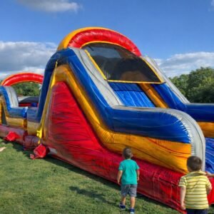 63ft Giant Inflatable Obstacle Course Rental